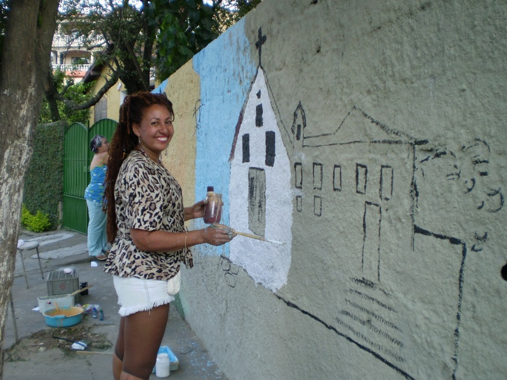 Mural em Embu das Artes